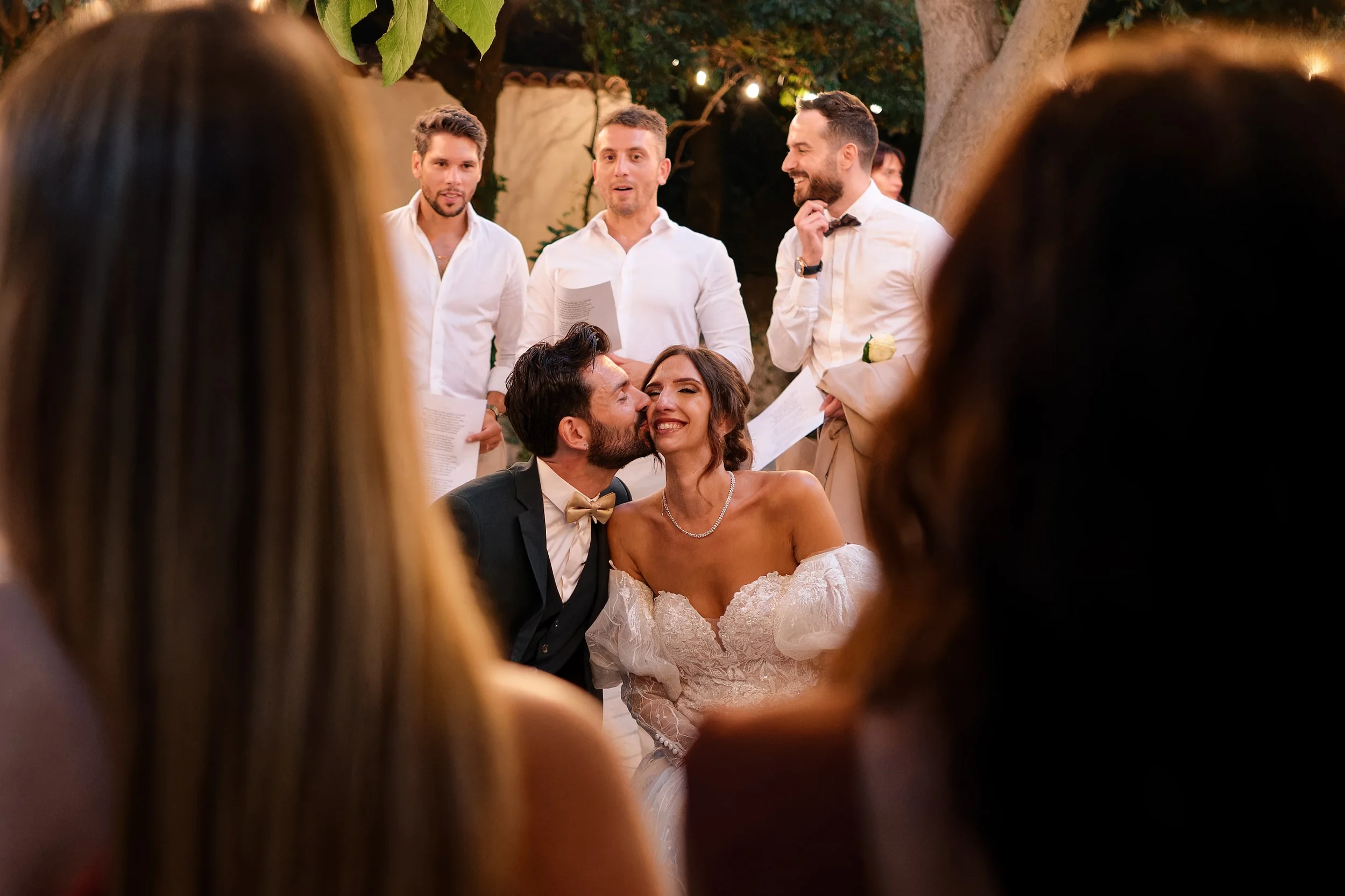 Discours pendant une soirée de mariage dans le Var