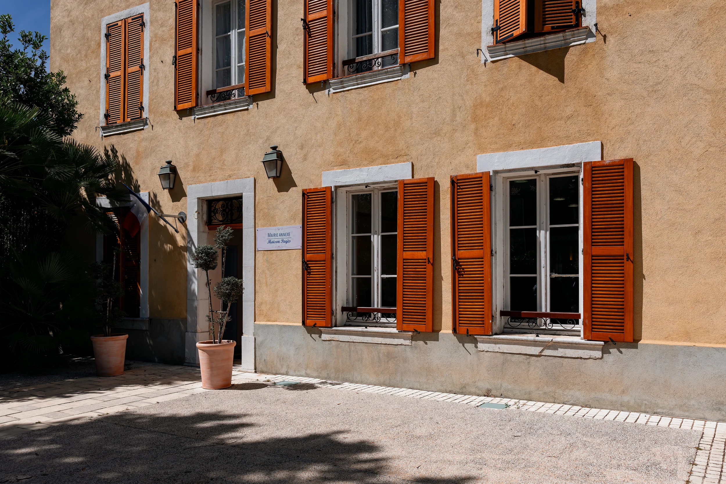 Façade de la Maison Pagès, mairie annexe et salle des mariages de La Farlède